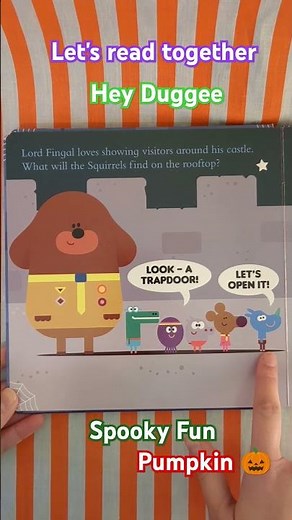 Let's read together a Hey Duggee book Spooky Fun #heyduggee #readalong #kidsbooks #halloween