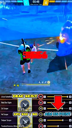 sensi no aim bot🤙😋 #freefire #shorts #foryou #andrast #ff #gameplay #dpifreefire #highlights #epep