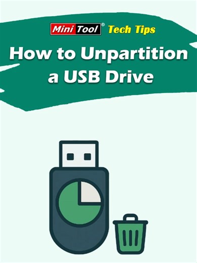 To unpartition a USB drive on Windows, three approaches are provided in this video. #USB #diskmanagement #diskpartition For more details, you can find here: https://www.partitionwizard.com/partitionmagic/how-to-unpartition-a-usb-drive.html