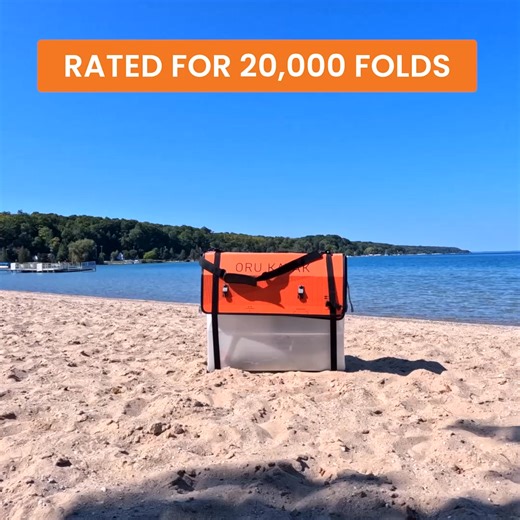 Meet @orukayak. The folding kayak that does everything inflatables do but BETTER. Oru kayaks only take a few minutes to set up, getting you out on the water faster. Plus you can save your energy for kayaking 🤣 🪶 Light and portable 🏢 Apartment-friendly 🌟 1000 5-star reviews 🛡️ 3 year warranty "Nailing the same portable and compact metrics as pump-up options, this origami boat unfolds into a faster, more agile, and more capable craft that can’t be punctured." - Gear Junkie "Oru kayak takes fa