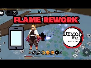 Flame Rework Infinity Castle Solo On Mobile! | Demonfall
