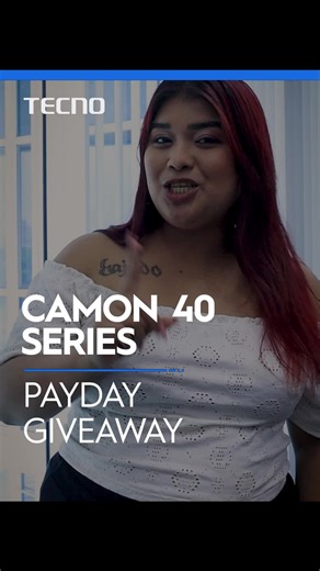 PAYDAY SALE ALERT! 🚨 Upgrade to the TECNO CAMON 40 Series and WIN exciting giveaway prizes! Check out any CAMON 40 Series during our live and get a chance to score freebies like B1 Wired Earphones, a TECNO Gift Box, and more! #TECNOCAMON40Series #OneTapFlashsnap #CAMON40Pro5G #TECNOAI #TECNOPhilippines #paydaysale