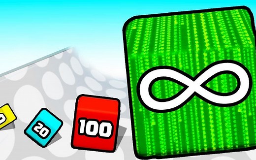 全新2048跑酷，把数字2的果冻方块升级到2048的彩虹果冻