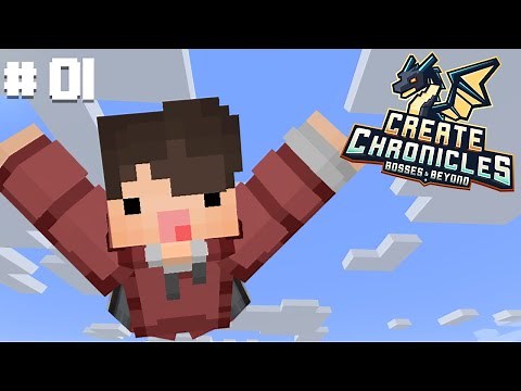 Falling into the new World | Minecraft Create Chronicles | Episode 1
