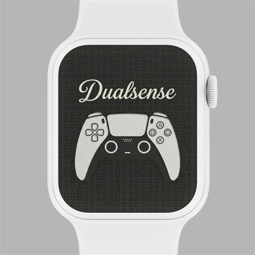 Dualsense Controller Apple Watch Wallpaper, Minimalist Gamer Tech Art (digital Download) - Etsy Australia