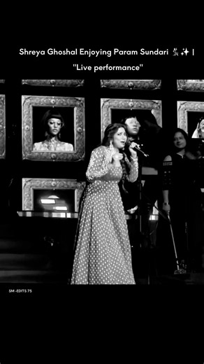Param Sundari ✨ | Shreya Ghoshal Live Performance | Param Sundari Live | SM-EDITS 75