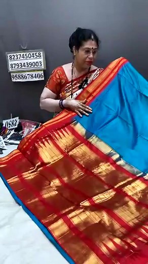 12K views · 92 reactions | Pure silk Paithani sarees | Kasturi Paithani | Facebook