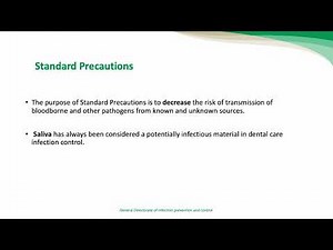 Standard and Transmission based Precautions ICDep