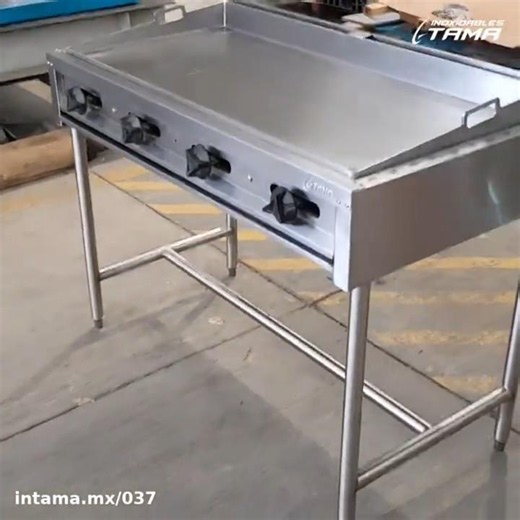 intama.mx/037 - Planchas industriales Inoxidables TAMA acero inoxidable (120×65×90cm) 82kg.