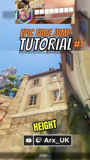Learn how to fade jump with Moira (Epic fade tutorial)