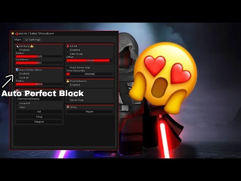 New Saber Showdown script • | Auto Perfect Block 😱💥 | Kill Aura | LoopKill | Kill All 🔥