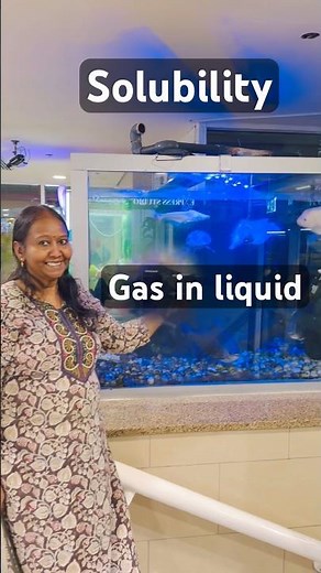 🐟SOLUBILITY of GAS IN LIQUID #shorts