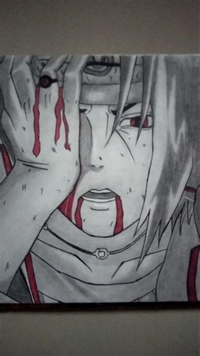 draw Itachi || Naruto anime || #animedrawing #itachiuchiha #sketch
