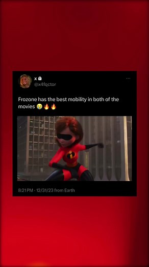 Smooth Movement and Cold Scenes: Frozone and Elastigirl