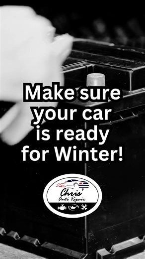Winter’s tough on batteries. ❄️ We’ll make sure yours is ready to go! 🚗 | Chris's Auto Repair