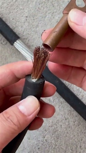 cable connection process 🔌 | satisfying electrical assembly