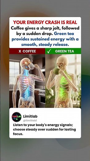 Coffee VS Green Tea | What Happens Inside Your Body #health #facts #science