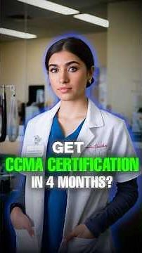 Get CCMA Certification Online in 4 Months?