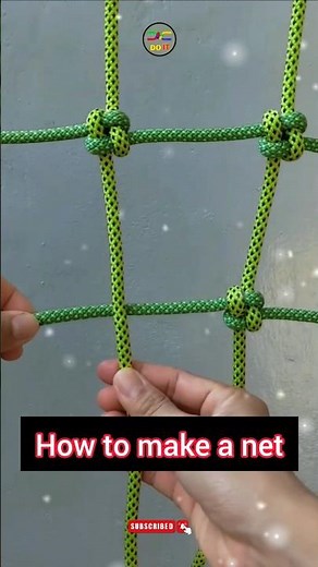 How to make this net #shorts #git #knottutorial #net_knot #handmade @DoiT_03