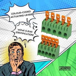 Forget screwdrivers! Phoenix Contact’s lever-actuated PCB Terminal...