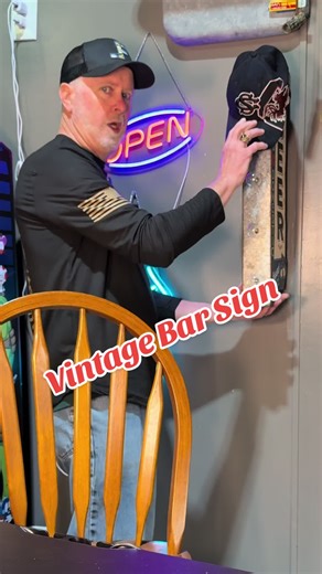 Mancave Vintage Bar Sign for Your Space