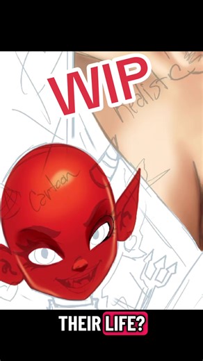 Creating a Small Devil Drawing for Art Enthusiasts