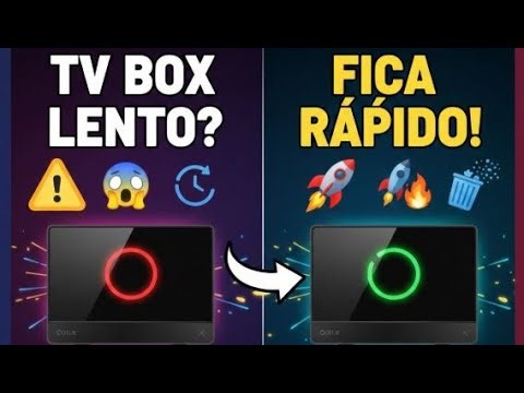⚠️ TV BOX LENTO? Faça ISSO e volte a ficar RÁPIDO! Limpe o CACHE agora!