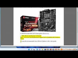 DOWNLOAD MSI X470 Gaming Plus Drivers for Windows 10/7