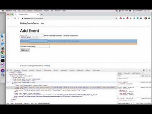 C# Coding Events 3.5 Display Error Messages