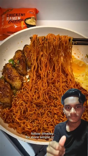 THE BEST STIR-FRY RAMEN YOU`LL CRAVE EVERY SINGLE DAY #asmr #mukbang #halal #shortvideo #viral