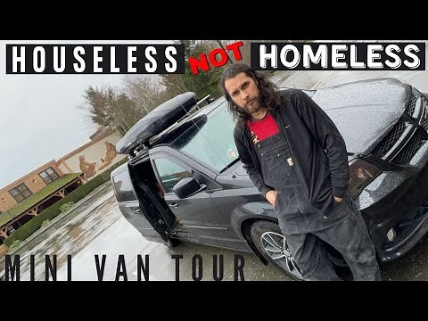 Man Living Inside a Mini Van For 18 Months And Feels Like He Is Living Large In a Small Space