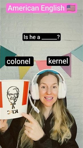 colonel & kernel - homophones American English 🇺🇸