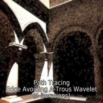 Edge-Avoiding A-Trous Wavelet Transform for fast Global Illumination Filtering