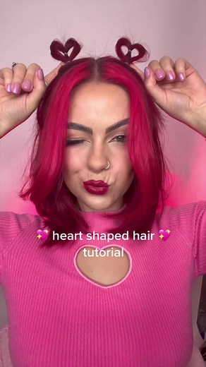 Heart Shaped Hair Tutorial