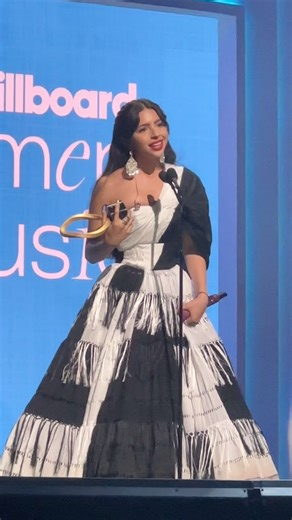 @angela_aguilar_ speech at #BBWomeninMusic recieved a standing ovation from the room as she took home the Breakthrough award. 👏 | Billboard
