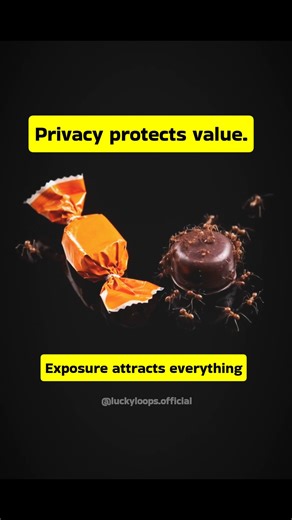 Why Privacy Matters More Than Attention. #lifelessons #stayprivate #growth #mindset