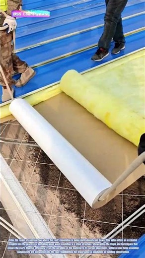 Roof Insulation: The Installation of Glass Wool Batts