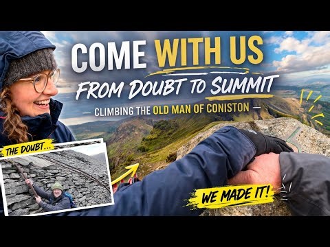Hiking The Old Man of Coniston in The Lake District ⛰️ from Our Motorhome Campsite