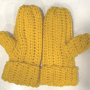 Ribbed Mittens Crochet Pattern | Sizes Toddler to Adult - Etsy