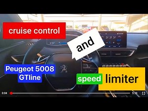 How To Use Cruise Control and speed limiter in Peugeot | Peugeot 5008 GTline