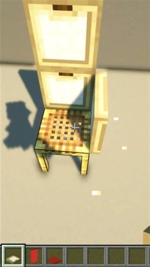 Реалистичный стул в Minecraft