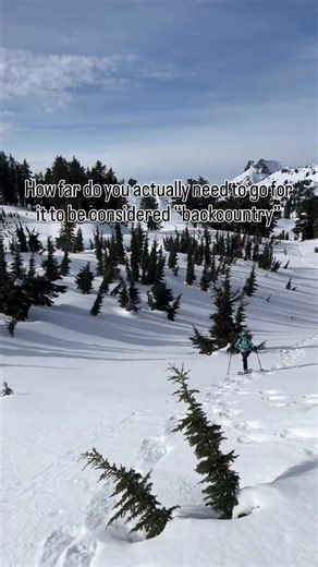 Wilderness Education | It’s a question that comes up a lot when people are skinning, hiking, or touring. The truth is, backcountry isn’t about a specific distance... | Instagram