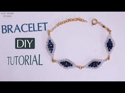 Beaded Chain Wire Bracelet| Wrap Wrap Bracelet Tutorial| DIY Bangle| DIY Jewelry| How to make