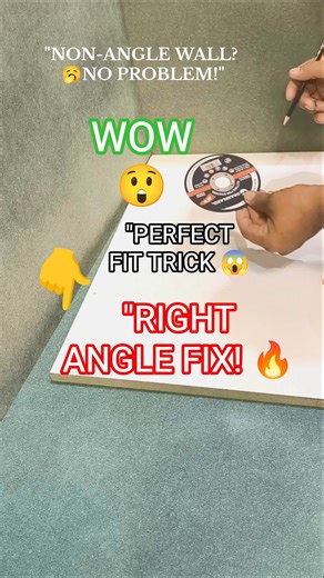 Carpenters Don’t Show This! Perfect Plywood Fit in Wrong Angle Cabinets 😱✨#shorts #woodworking #diy