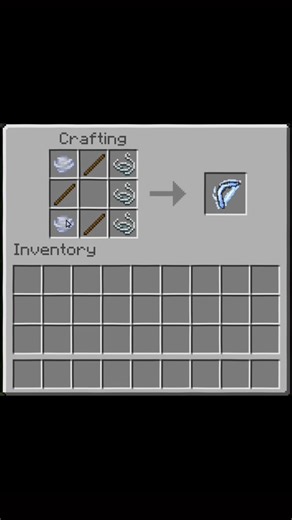 crafting custom bow moment #minecraft #shorts #youtube