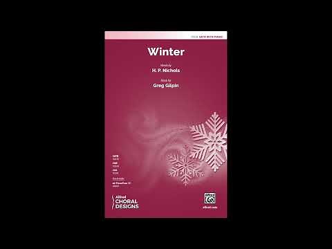 Winter (SATB), by Greg Gilpin – Score & Sound