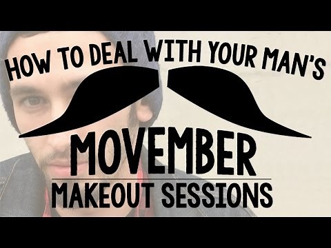 How to Deal With Kissing a Man With a Mustache in Movember
