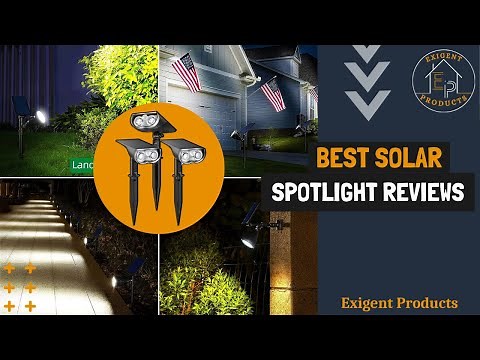 8 Best Solar Spotlights in 2026 [Outdoor Solar Spot Light]