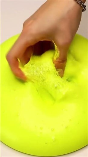 Neon Slime Dome Crush 💛 Ultra Satisfying Pops
