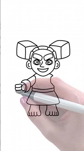 How to draw Barserker - Clash Royale #clashroyale #howtodraw #fanart #drawing #easydrawing